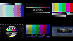 TV No Signal 4K 6-Pack