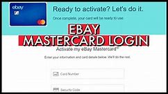How To Activate eBay MasterCard Online 2023?