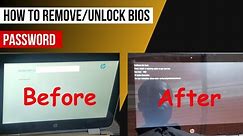 How to Unlock/Remove BIOS Password