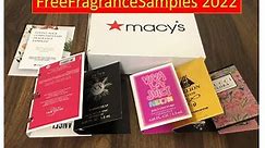 How to get free Highend perfume samples in online?|Macy's Free fragranceSample|LuxuryPerfumeUnboxing