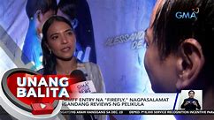Cast ng MMFF entry na "Firefly", nagpasalamat sa magandang reviews ng pelikula | UB