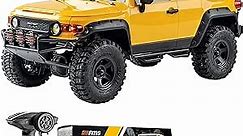 WOWRC FMS 1:18 Toyota FJ Cruiser Official RTR Remote Control Car RTR Vehicle Models with Intelligent Lighting 3-Ch 2.4GHz Transmitter for Adults Kids (FJ Cruiser)