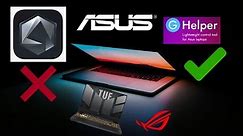 How to install G-Helper for Asus Tuf/ROG Laptop [Complete Video]