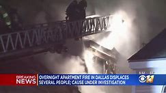 Dallas apartment complex catches fire overnight, multiple units affected