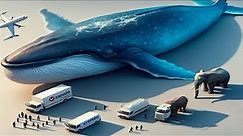 Blue Whale Size Comparison || Blue Whale vs the World's Giants