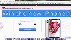 How To get iphone x for free 2018!!! no jokes (100% WORKING PROOF 2018 New update)