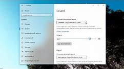 How To Change Sound Output In Windows 10
