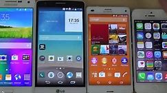 Samsung Galaxy A5 vs. Sony Xperia Z3 Compact vs. iPhone 5 vs. LG G3 S - Review (4K)