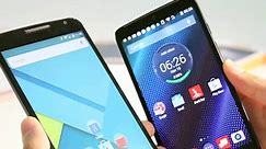 Google Nexus 6 vs Motorola Droid Turbo hands on comparison [First look] [HD]