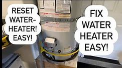 How To Reset Your Water Heater ￼