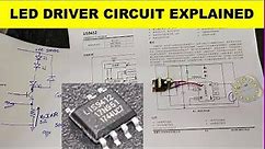 {925} LED driver circuit explained