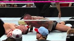 Randy Orton RKO on John Cena - Raw - September 29, 2014