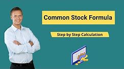 Common Stock Formula (Example) | How to Calculate Common Stock?