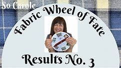 Fabric Wheel of Fate 3 - The Brushed Flannel- What did I sew?!