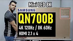 Samsung QN700B Neo QLED Mini LED 8K: Unboxing y review completa / HDMI 2.1 Smart TV