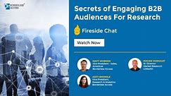Secrets of Engaging B2B Audience For Research