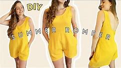 Making a Romper From Scratch! | easy sewing!