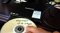 Samsung Writemaster Portable DVD Drive acqusition