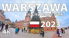 Warsaw (Warszawa), Poland Walking Tour ☁️ (4K Ultra HD) – With Captions