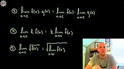 Properties of Limits in Calculus