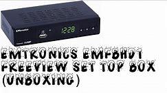 EMtronics EMFBHD1 Freeview Set Top Box (Unboxing)