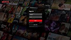 Netflix Login Page Clone Using HTML CSS & JavaScript