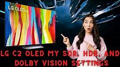 LG C2 OLED TV Settings | Picture Pop | SDR | HDR | Dolby Vision