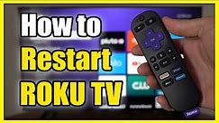 How to Restart Roku TV with REMOTE Buttons (Fix Tutorial)