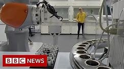 Meet the socially distant robot scientist - BBC News