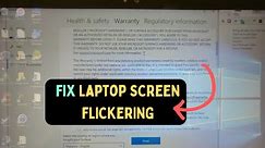 FIX Laptop SCREEN FLICKERING on your Windows computer