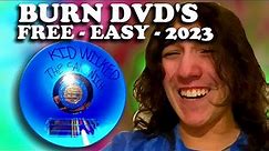 How To Burn DVD Video [+ create menu] (EASY 2023)