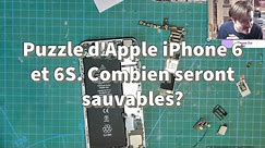 Puzzle d'Apple iPhone 6 et 6S. Combien seront sauvables?