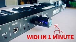 What can you do with WIDI wireless MIDI? (explained in 1 minute)