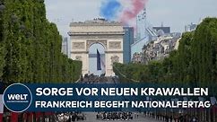 FURCHT VOR UNRUHEN: Frankreich feiert Nationalfeiertag mit Militärparade und indischen Premier