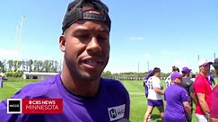 Vikings players adjust to sweltering heat