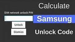 Unlock Samsung Galaxy J7 SM-J737 Unlock Code J7 Sim network Unlock PIN PUK