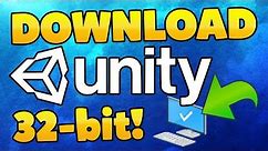 How To Download Unity 32 Bit (Install Unity Windows 32 Bits)