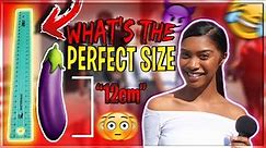 WHAT'S THE PERFECT SIZE FOR GIRLS? 🍆 (with ruler) | WHAT'S THE AVERAGE SIZE? 👀