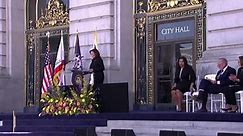 EARLIER: VP Kamala Harris Delivering Remarks at the Memorial Service for Sen. Dianne Feinstein...