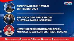 Tim Cook CEO Apple Hadir di Istana Bahas Investasi | Kominfo Newsroom 1/3