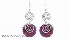 How to Make the Calypso Wire Spiral Earrings