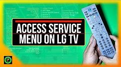 LG TV Service Menu: How To Access Using Service Remote