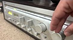 Vintage Yamaha CR-640 Natural Sound Stereo Receiver - Demo Test