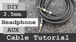 DIY Aux 3.5mm cable tutorial
