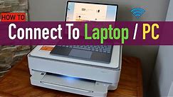 How To Connect HP ENVY Printer To Laptop / PC