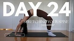 DAY 24 - STRETCHING YOUR SPINE