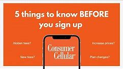 Consumer Cellular | 5 things to know BEFORE you sign up