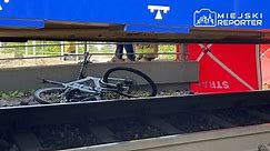 Śmiertelne potrącenie rowerzysty przez pociąg na stacji Warszawa ZOO