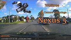 Vantrue Nexus 5 (N5) 4x camera demo following an RX7