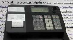 Casio SE-G1 Instructions: How to use the till